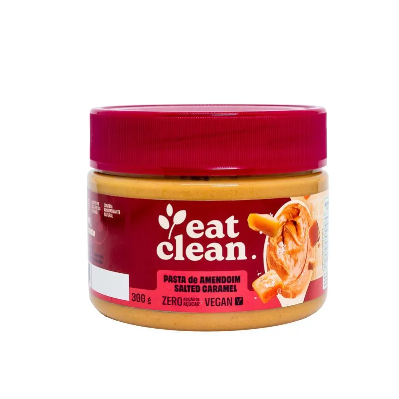 Pasta de Amendoim Salted Caramel - 300g Eat Clean