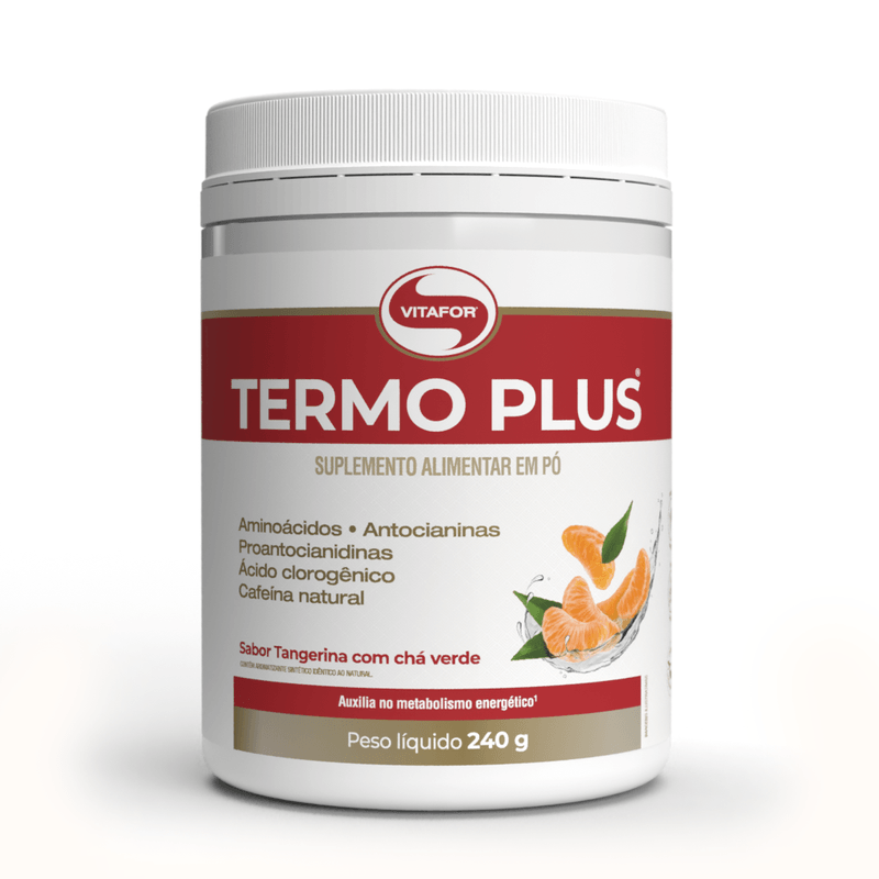 Termo Plus - Tangerina com chá verde - 240g Vitafor