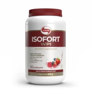 Isofort - Whey Protein Isolado - Frutas Vermelhas - 900g Vitafor