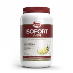 Isofort - Whey Protein Isolado - Baunilha- 900g Vitafor