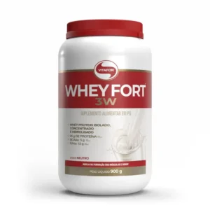 Whey Fort - Whey Protein 3W - Neutro - 900g Vitafor