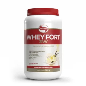 Whey Fort - Whey Protein 3W - Baunilha - 900g Vitafor