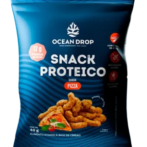 Snack Proteico Vegano - Sabor Pizza - 40g Ocean Drop