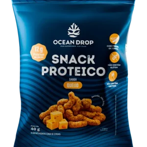 Snack Proteico Vegano - Sabor Queijo - 40g Ocean Drop