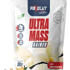 Hipercalórico Ultra Mass Gainer- Sabor Sorvete Baunilha - 3kg Absolut Nutrition