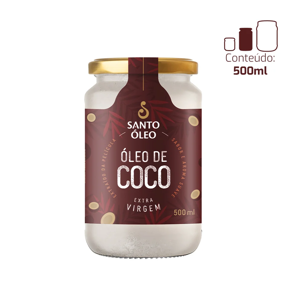Óleo de Coco de Película -500ml Santo Óleo