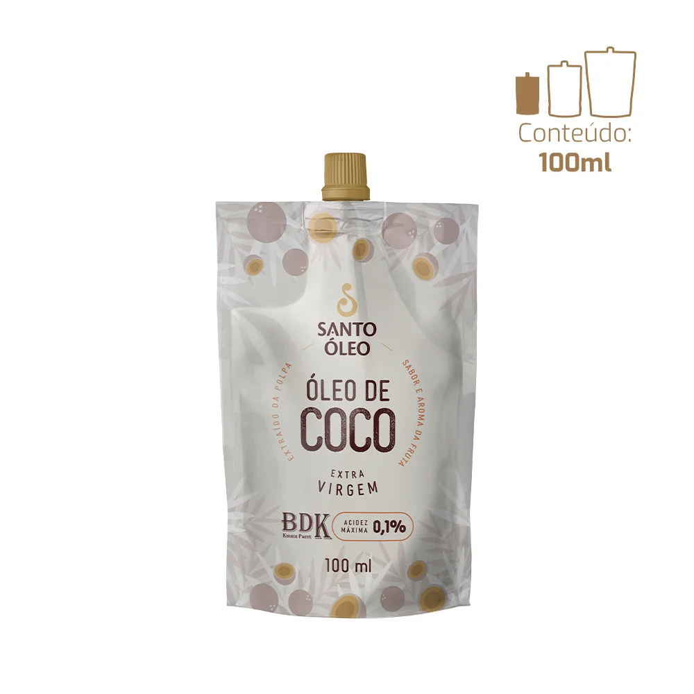 Óleo de Coco de Polpa -100ml Santo Óleo