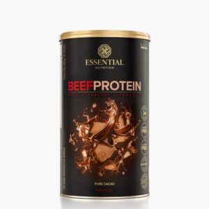 Beef Protein Cacao- 450g Essential Nutrition - Whey Protein Isolado e Hidrolisado da Carne Bovina