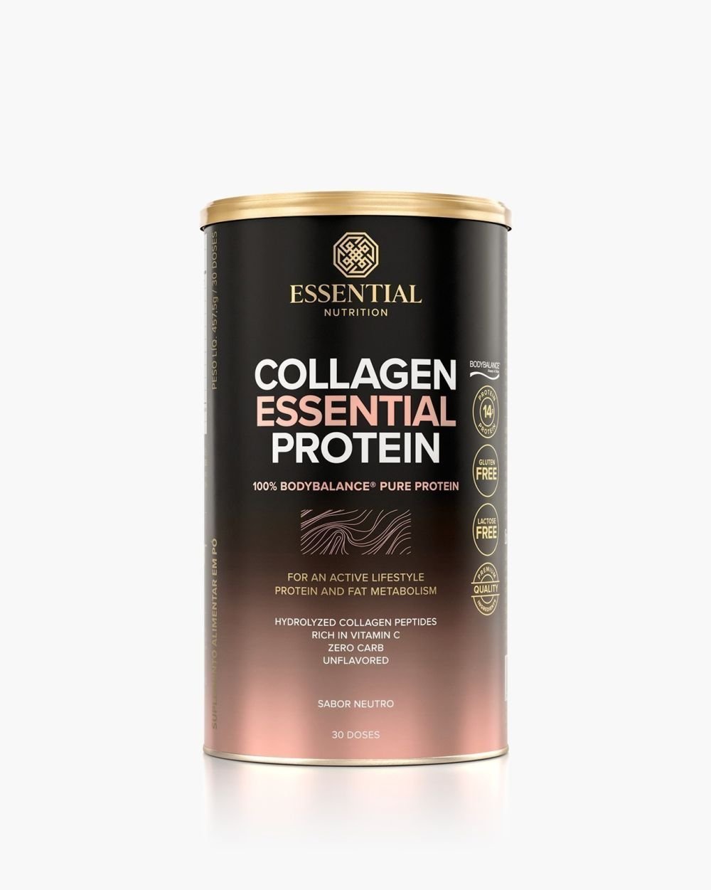 Collagen Essential Protein Neutro - 457,5g Essential Nutrition - Proteína do colágeno