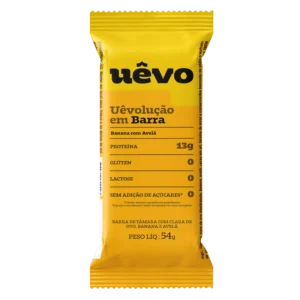 Uêvolução em Barra - Banana com Avelã - 54g Uêvo