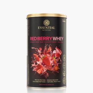 Red Berry Whey - 450g Essential Nutrition - Whey Protein Isolado e Hidrolisado